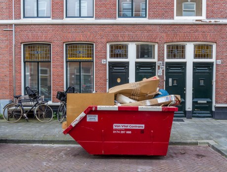 Business waste being collected for removal in Lewisham