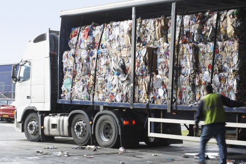 Clean and organized space after rubbish clearance in Lewisham
